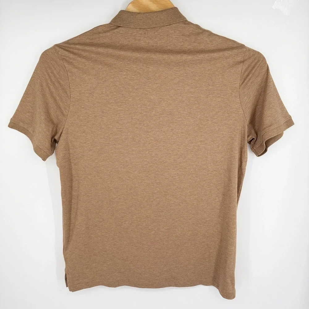 Polo Ralph Lauren Classic Fit Soft Cotton Polo Shirt XL Heather Brown Flesh Pony